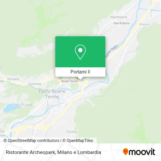 Mappa Ristorante Archeopark