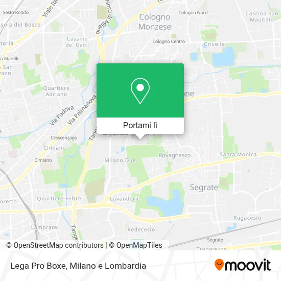 Mappa Lega Pro Boxe