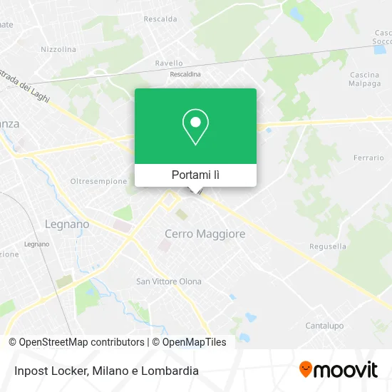 Mappa Inpost Locker