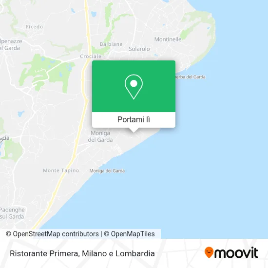 Mappa Ristorante Primera