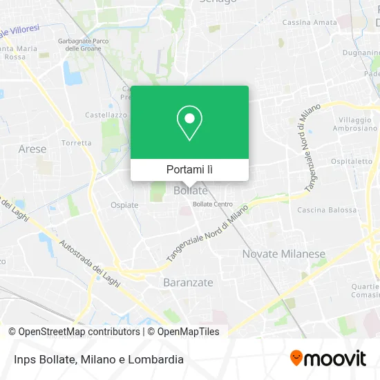 Mappa Inps Bollate