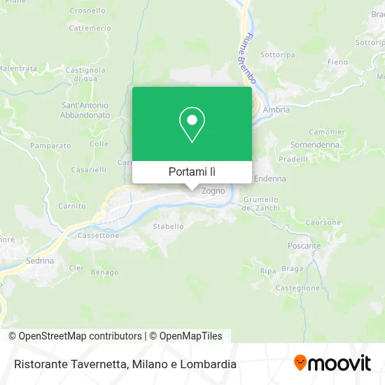 Mappa Ristorante Tavernetta