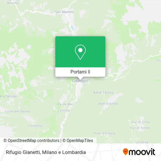 Mappa Rifugio Gianetti