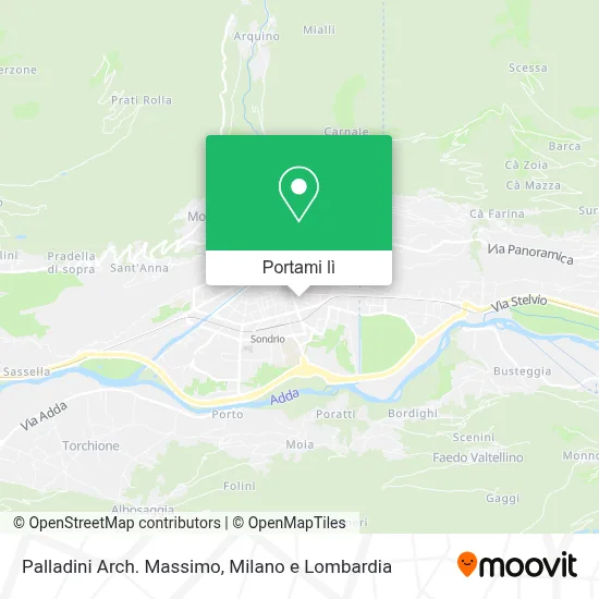 Mappa Palladini Arch. Massimo