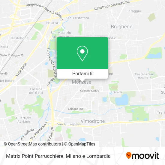 Mappa Matrix Point Parrucchiere