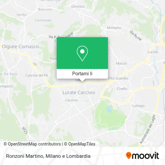 Mappa Ronzoni Martino