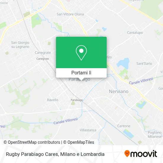 Mappa Rugby Parabiago Cares