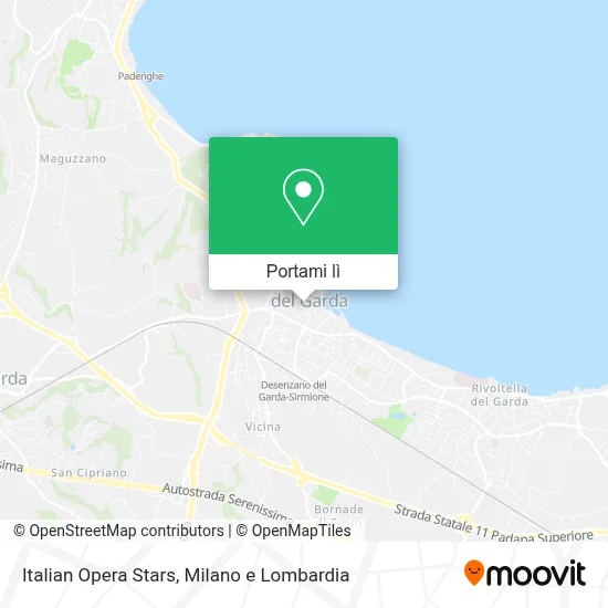 Mappa Italian Opera Stars