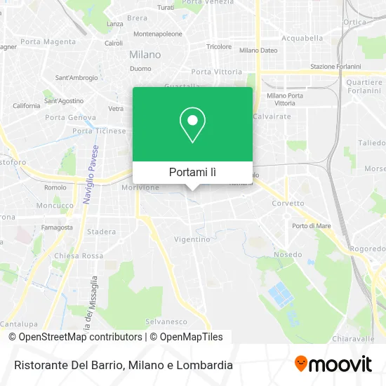 Mappa Ristorante Del Barrio