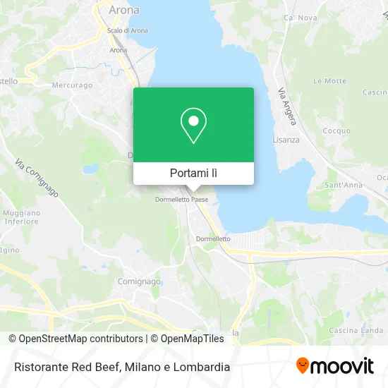 Mappa Ristorante Red Beef