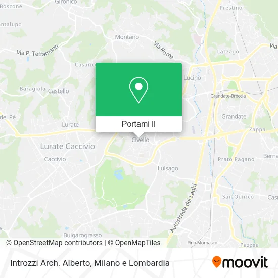 Mappa Introzzi Arch. Alberto