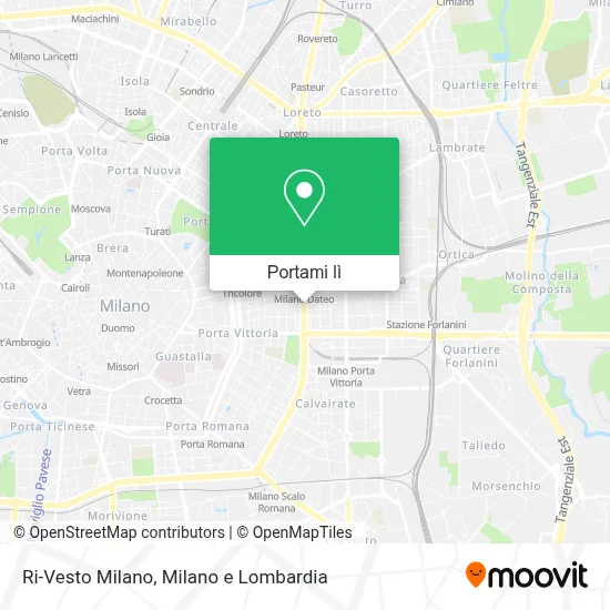 Mappa Ri-Vesto Milano