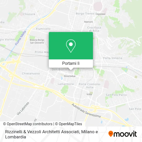 Mappa Rizzinelli & Vezzoli Architetti Associati