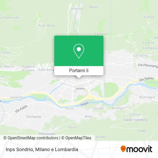 Mappa Inps Sondrio