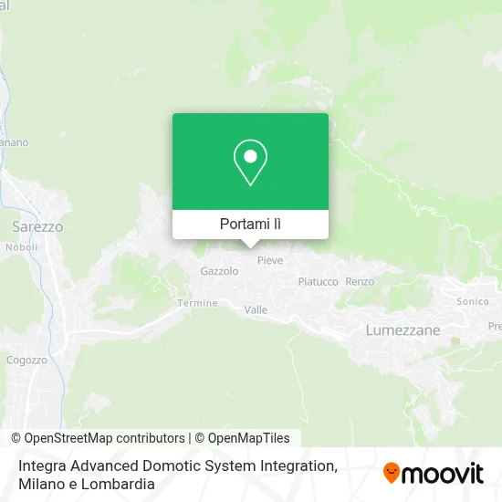Mappa Integra Advanced Domotic System Integration