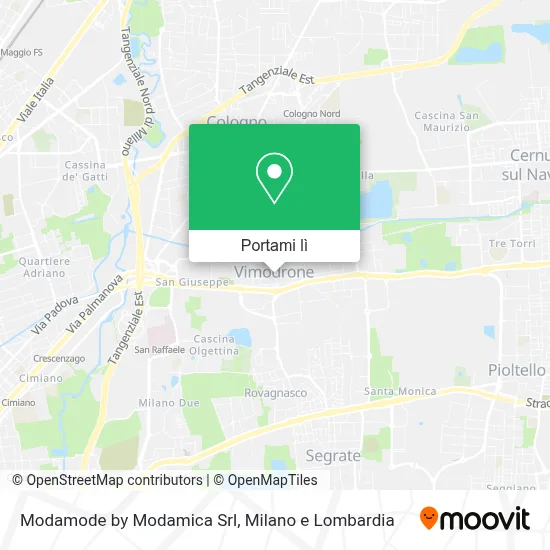 Mappa Modamode by Modamica Srl