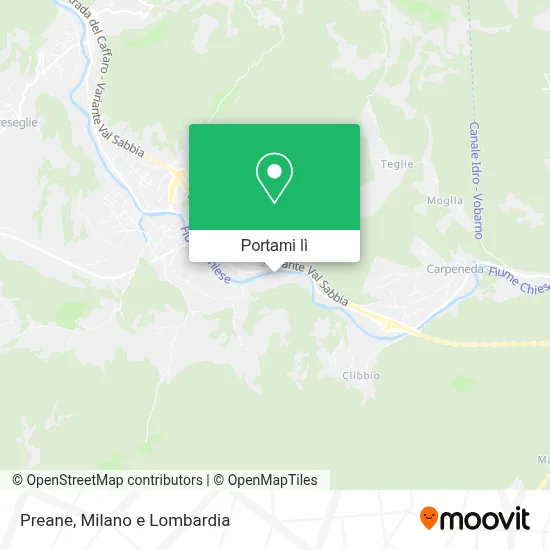 Mappa Preane