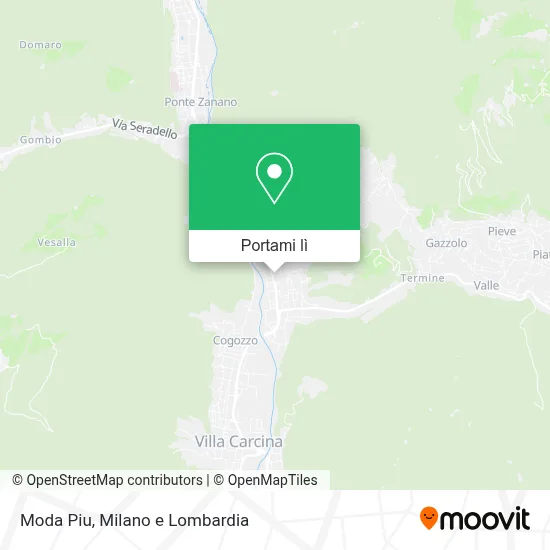 Mappa Moda Piu