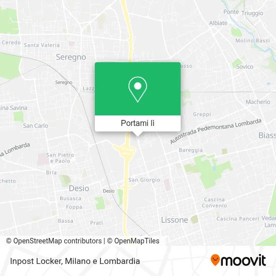 Mappa Inpost Locker