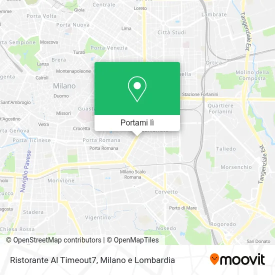Mappa Ristorante Al Timeout7