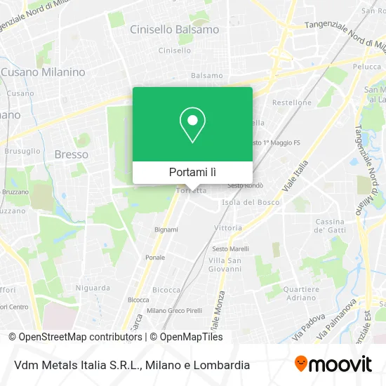 Mappa Vdm Metals Italia S.R.L.