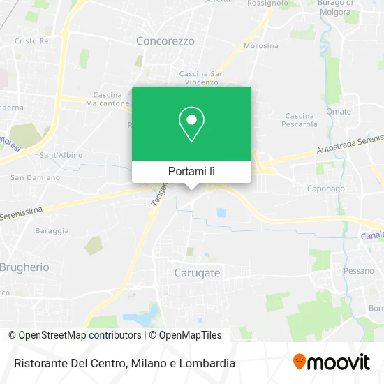 Mappa Ristorante Del Centro