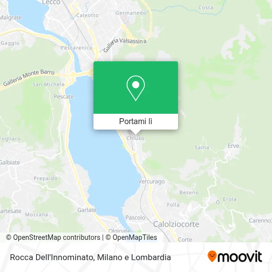 Mappa Rocca Dell'Innominato