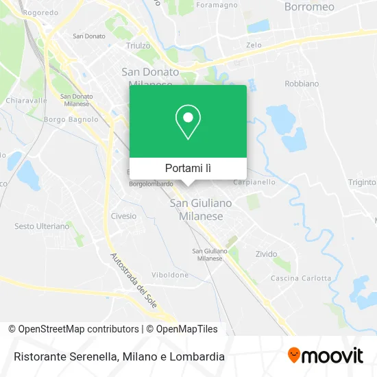 Mappa Ristorante Serenella