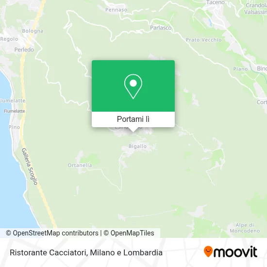 Mappa Ristorante Cacciatori