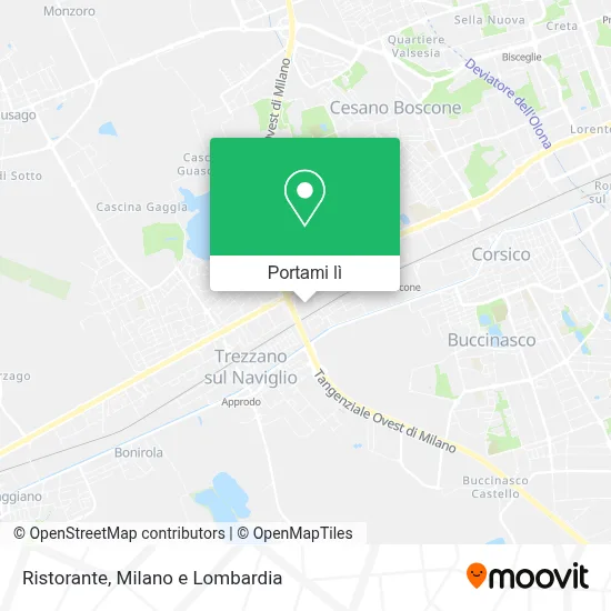 Mappa Ristorante