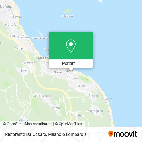 Mappa Ristorante Da Cesare