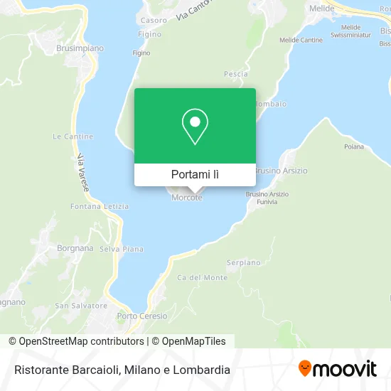 Mappa Ristorante Barcaioli