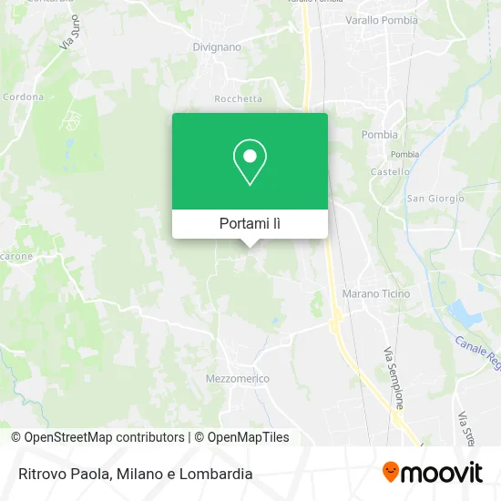 Mappa Ritrovo Paola