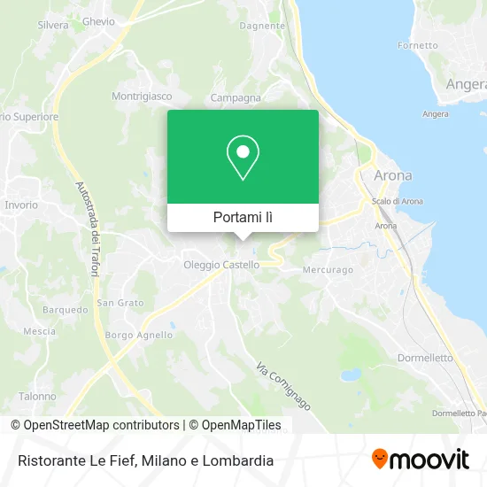 Mappa Ristorante Le Fief