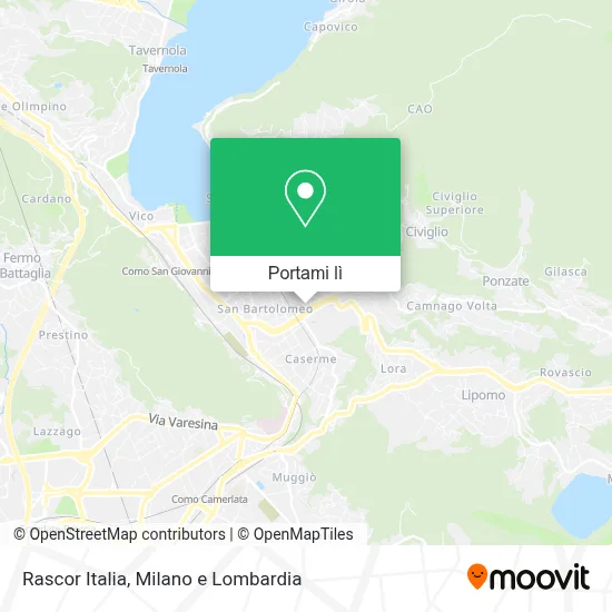 Mappa Rascor Italia