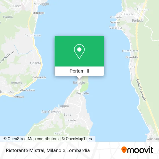 Mappa Ristorante Mistral