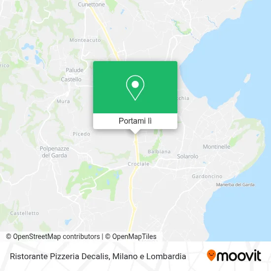 Mappa Ristorante Pizzeria Decalis