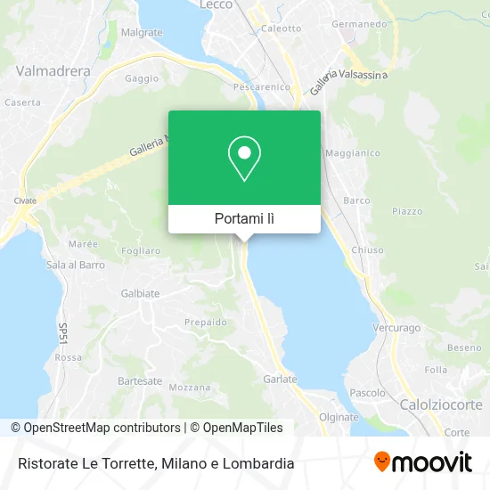 Mappa Ristorate Le Torrette
