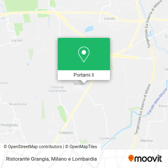 Mappa Ristorante Grangia