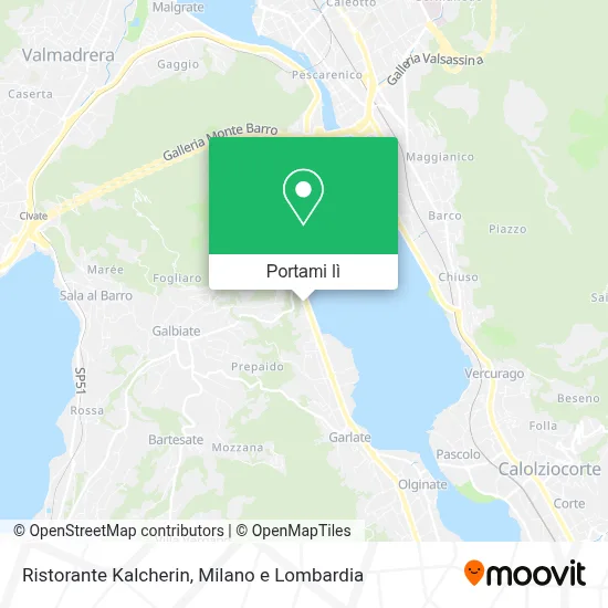Mappa Ristorante Kalcherin