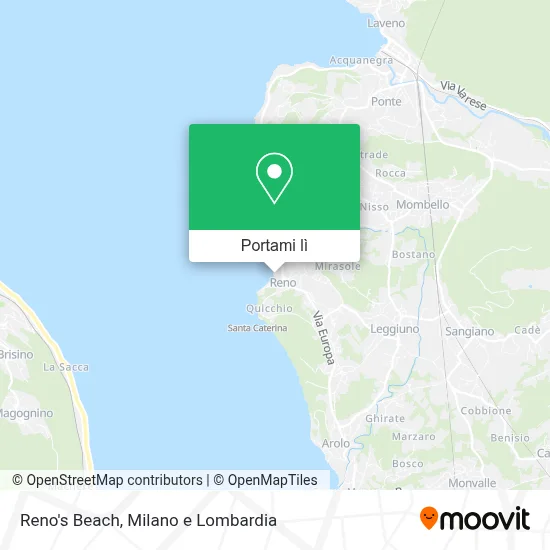 Mappa Reno's Beach