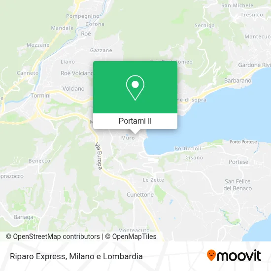 Mappa Riparo Express