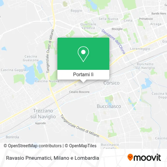 Mappa Ravasio Pneumatici