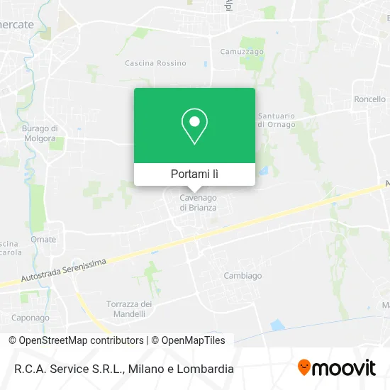 Mappa R.C.A. Service S.R.L.