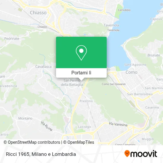 Mappa Ricci 1965