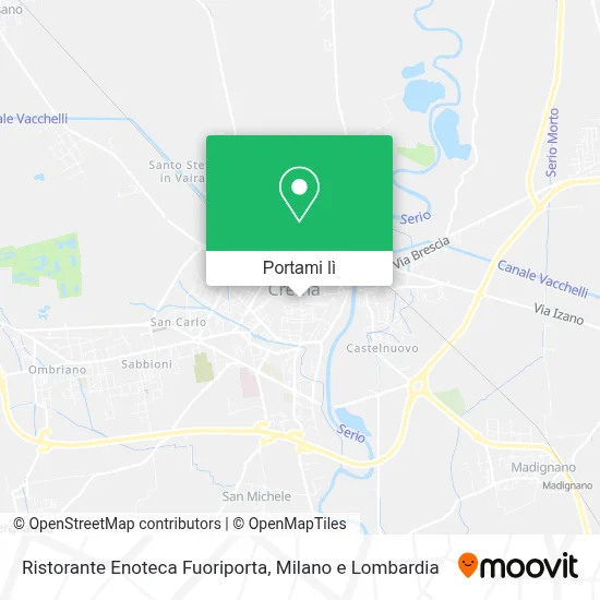 Mappa Ristorante Enoteca Fuoriporta