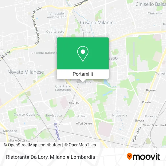 Mappa Ristorante Da Lory