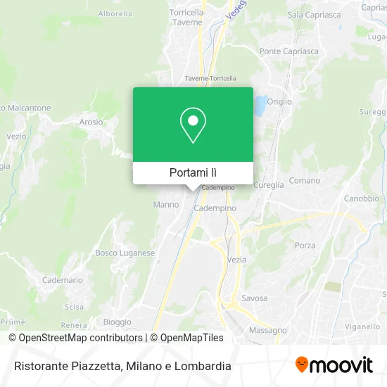 Mappa Ristorante Piazzetta