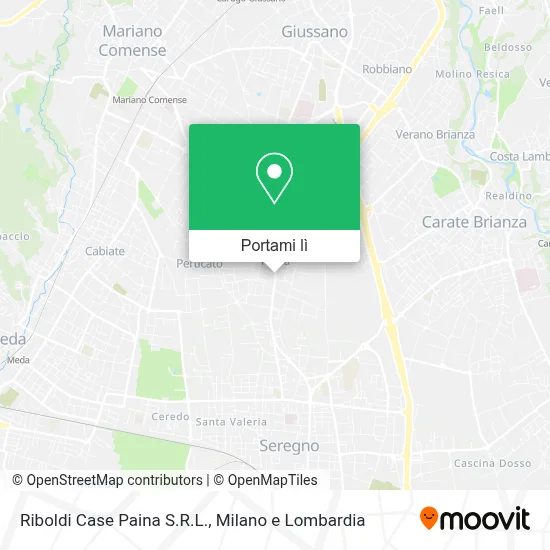 Mappa Riboldi Case Paina S.R.L.