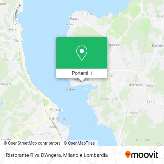 Mappa Ristorante Riva D'Angera